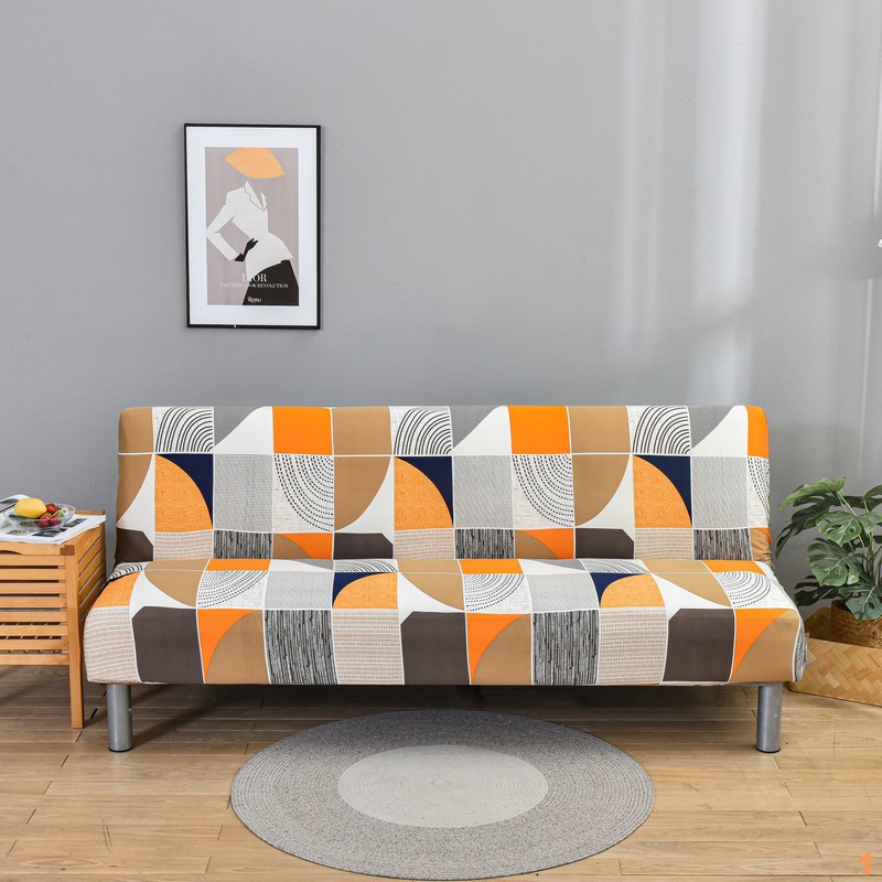 Penutup Sofa Elastic Cover Sofa Bed Elastis Pattern Modern Menarik Sarung Sofa Bed One Size