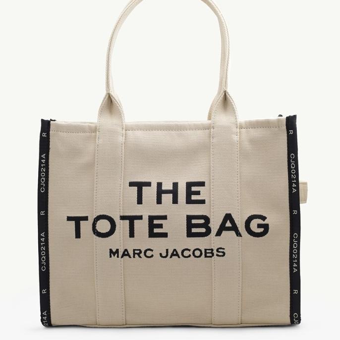 Marc Jacob Mj Jacquard Tote Bag Warm Sand Authentic Augustylife