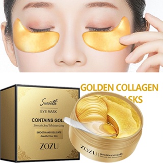 Image of 60Pcs Masker Mata Eye Patches Eye Mask Masker Mata Gold Collagen Emas 24k