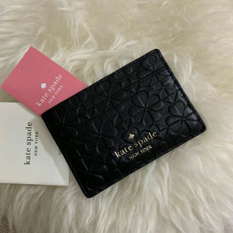 KS HOLLIE EMBOSSED SMALL SLIM CARD CASE