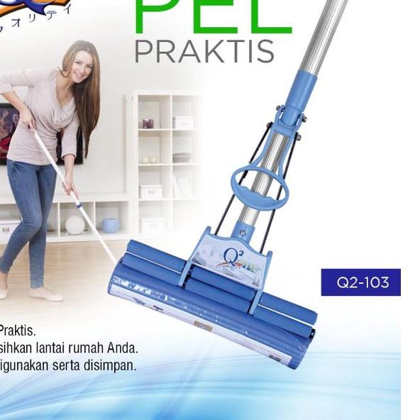 ➢ Alat Pel Lantai praktis Q2 Model Sodok - Pel Lantai Busa seperti kanebo Keras ○