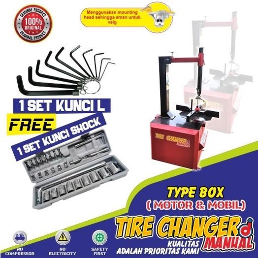 Terlaris Alat Pembuka Ban/Tyre Changer Manual