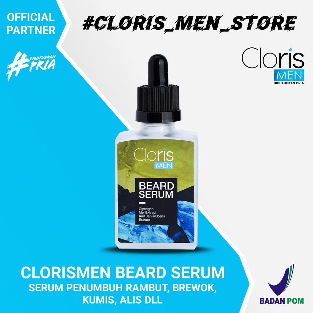 Clorismen Beard Serum X Onadio Leonardo Serum Penumbuh Rambut Brewok Jenggot Kumis Jambang Pria Cepat Bpom Original