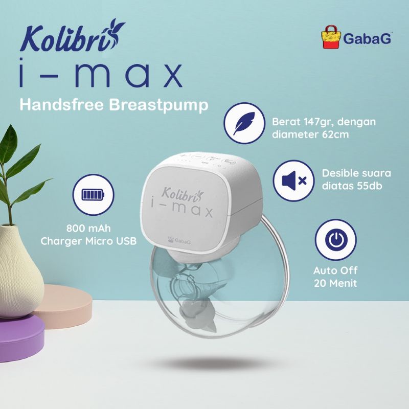 Gabag - Handsfree Breastpump - Kolibri I Max Breastpump