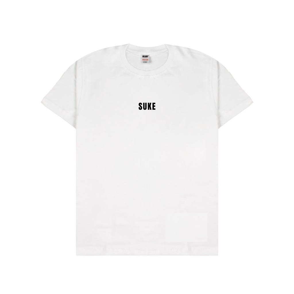 Suke T-Shirt Liltel Teks Mini Doff White