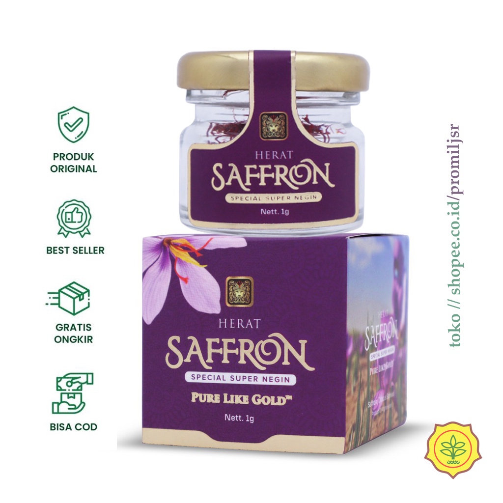 

GRADE A+ Saffron Safron Super Negin Original Afghanistan 1 gr