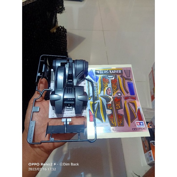 Tamiya 19437 Bodi  Body Kap Bergkaiser Premium + Decal + Dus Manual Box