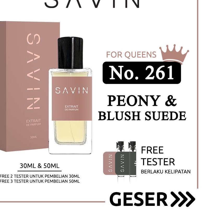 ☺ SAVIN PARFUM No. 261 Peony & Blush Suede ☄