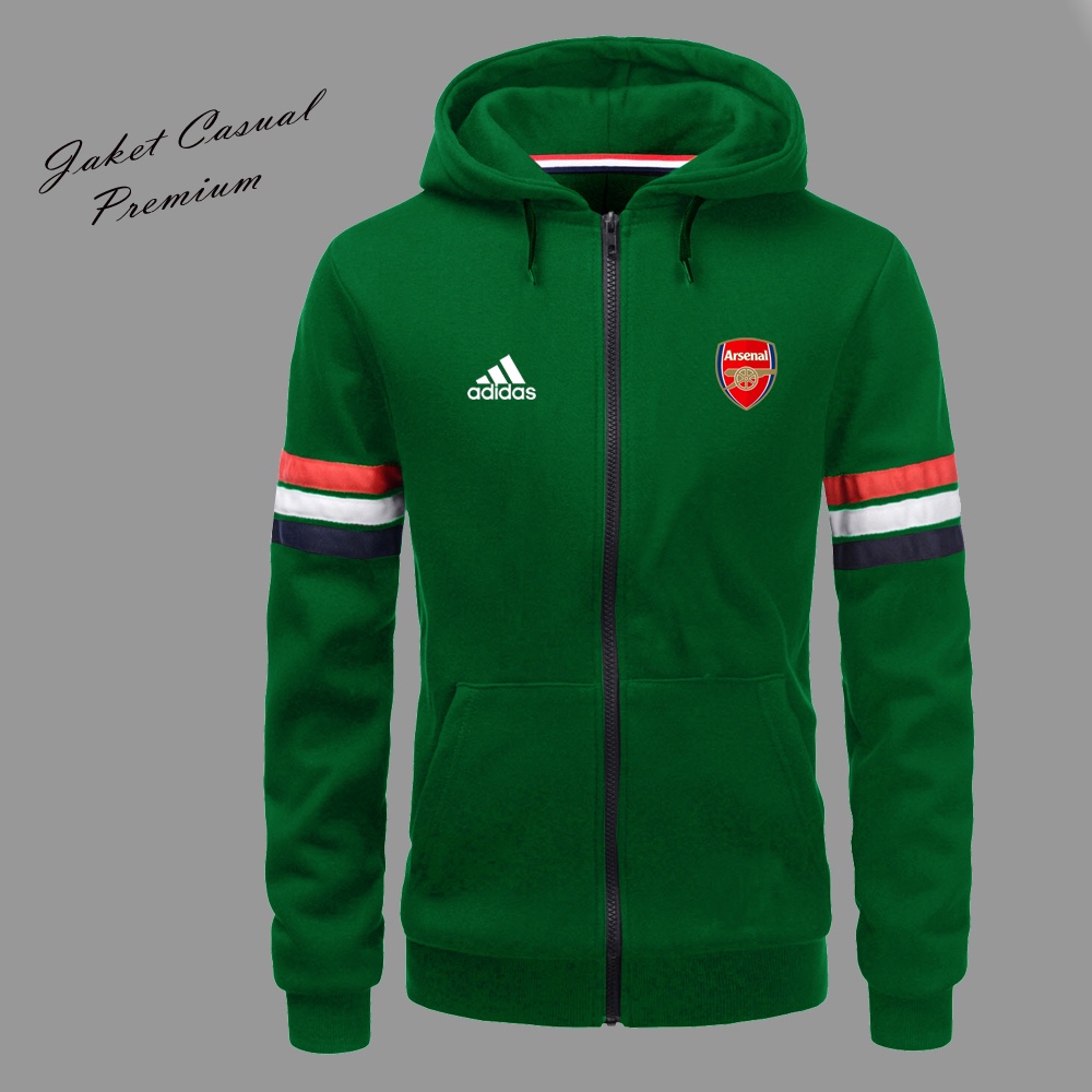 HOODIE  SIZE JUMBO UKURAN S, M, L, XL, 2XL, 3XL, 4XL. 5XL  / LOGO ARSENAL NEW / JAKET PRIA