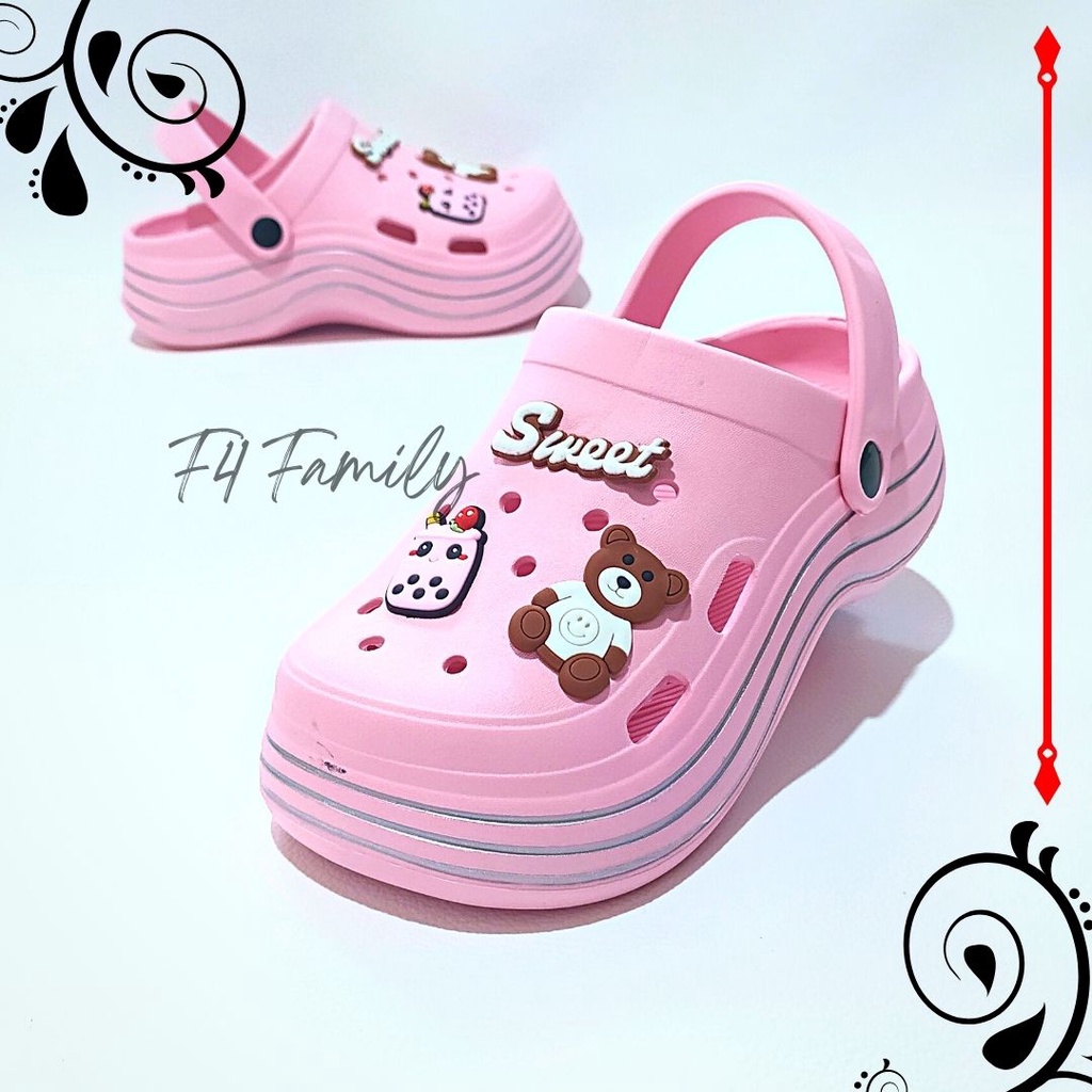 Sandal Anak Viral Baim Tali Belakang Perempuan Usia 6 10 Tahun