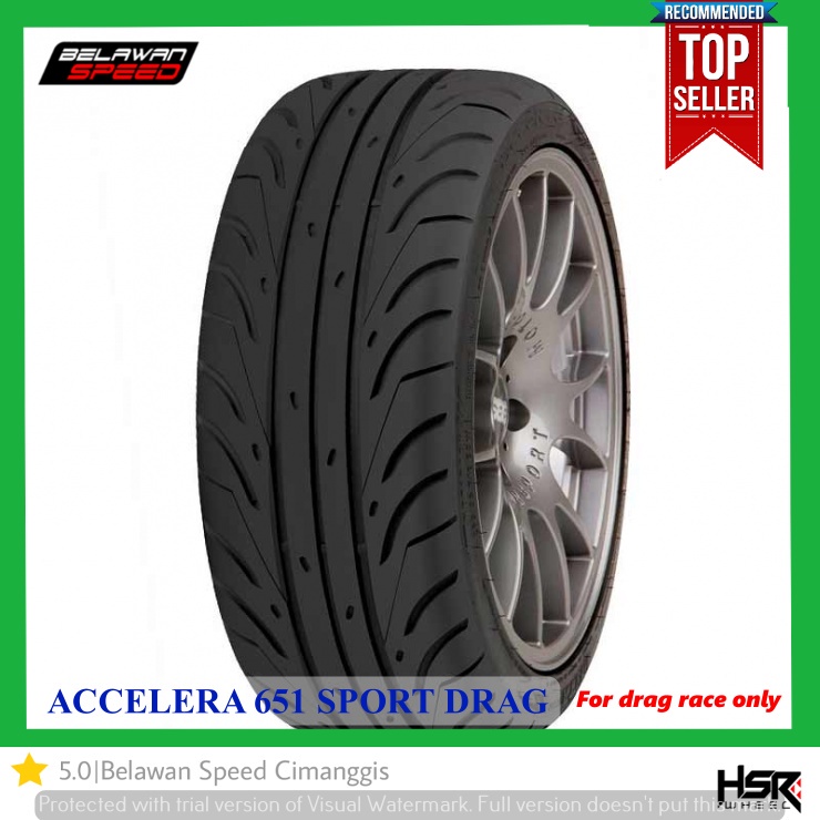 BAN MOBIL DRAG ACCELERA 651 SPORT DRAG 255 50 R18 RING 18 BAN SEMI SLICK LANGKA