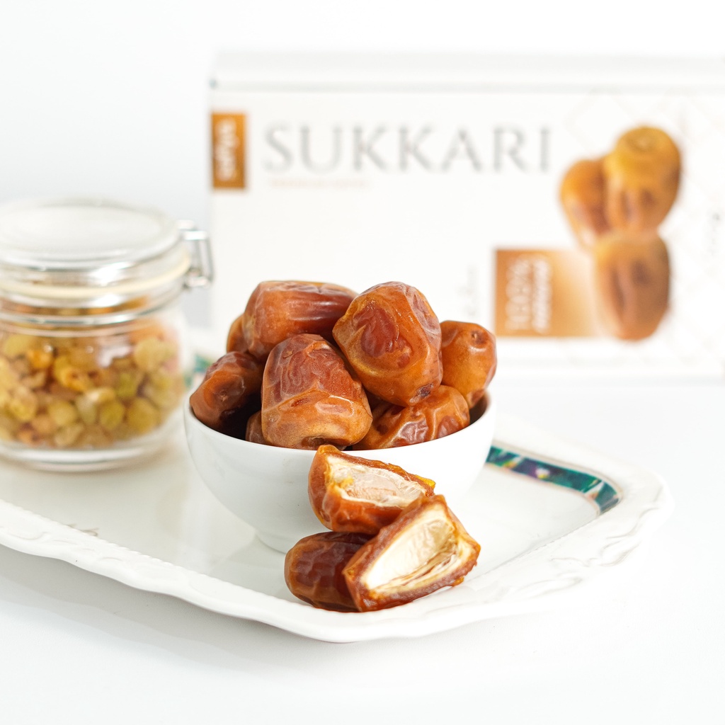 Kurma Sukari 1 Kg King Dates Sukkari Authentic Safiya Food