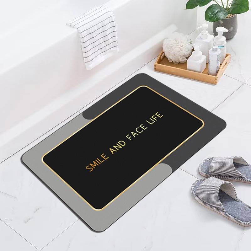 Lodoestar COD - Keset Lantai Kamar Mandi Anti Slip Daya Serap Tinggi -  Keset Kualitas Premium Ukuran 40cm x 60cm - XDD3