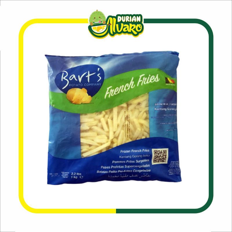 

Barts - French Fries / Kentang Goreng Beku 1kg