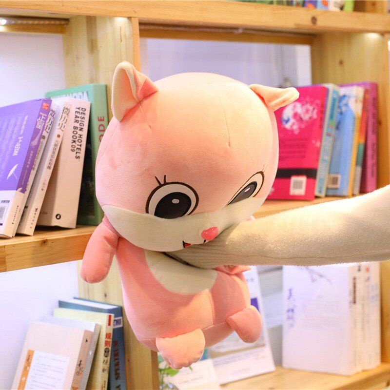 Mainan Boneka Tupai Lucu Pakai Ransel Bahan Halus Lembut Cocok Buat Kado Ulang Tahun Anak/Sahabat/Pacar Ukuran 30cm