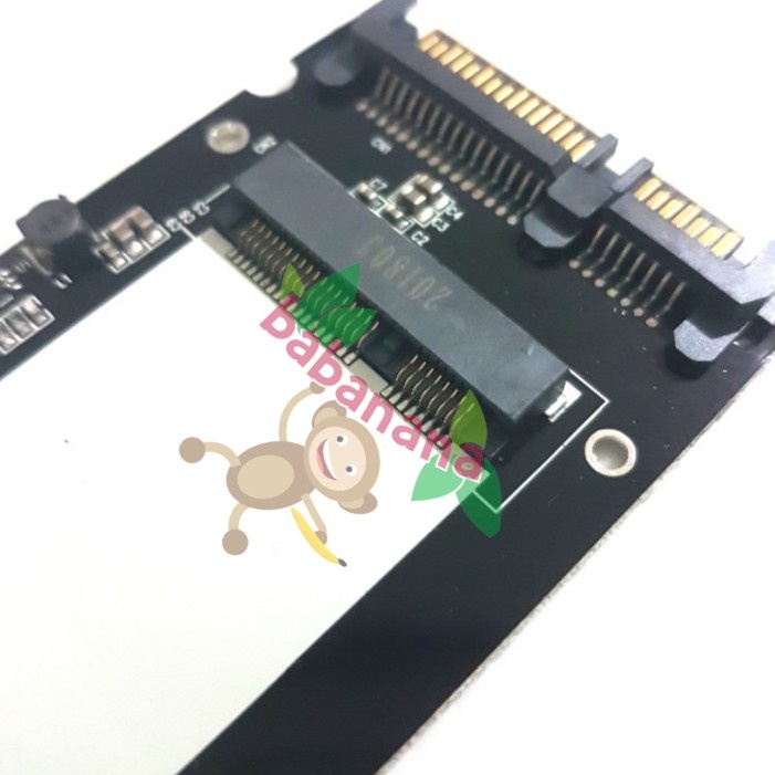 Card Adapter Converter mSATA SSD to 2.5In SATA untuk Komputer