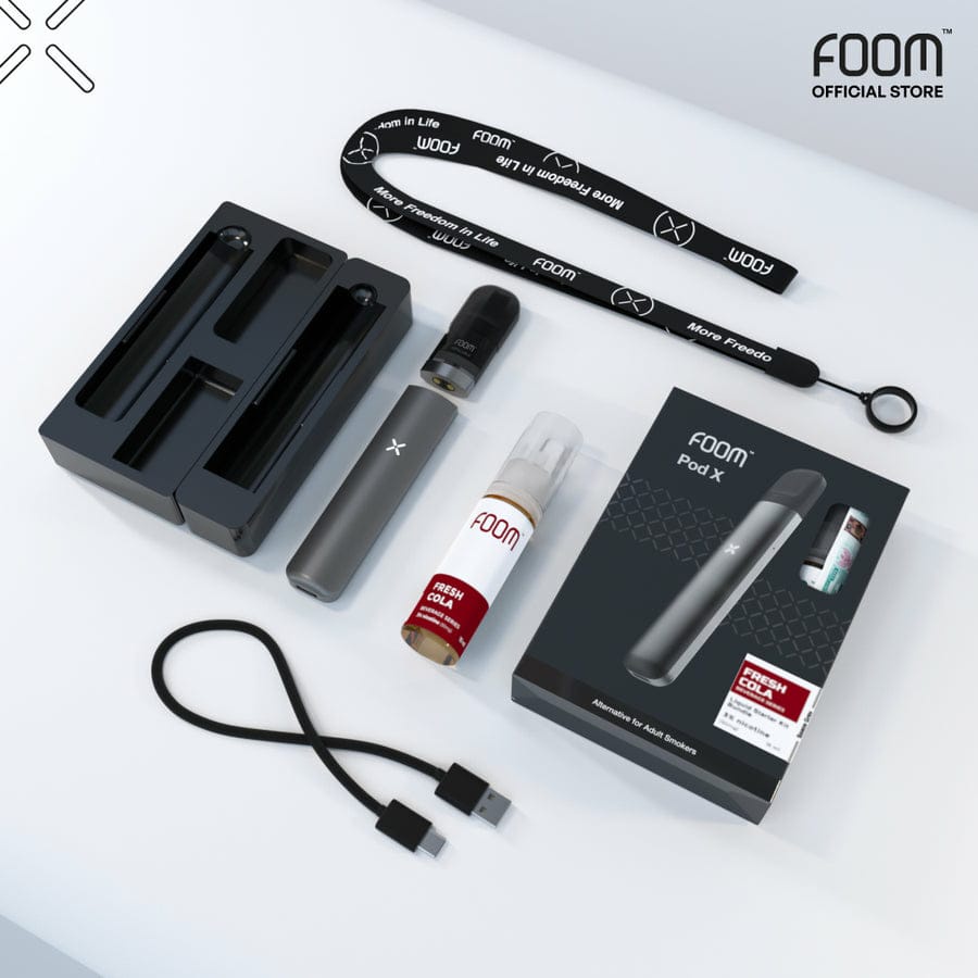 Foom Bundling Pod x Grey + Liquid fresh cola