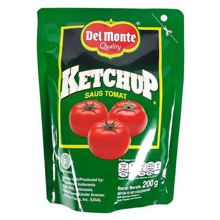 Del Monte Ketchup Saus Tomat 200g