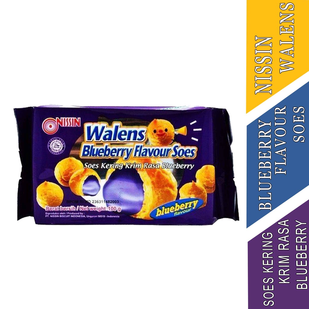 

NISSIN WALENS BLUEBERRY FLAVOUR SOES 100g