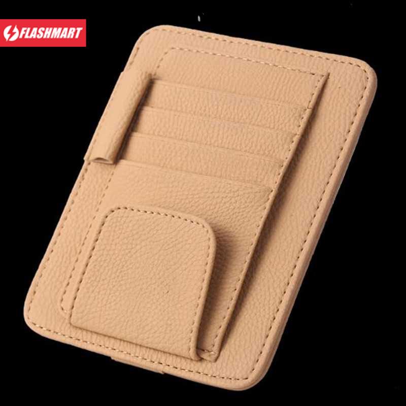 Flashmart Dompet Kartu Mobil Car Sun Visor Holder - CP04740