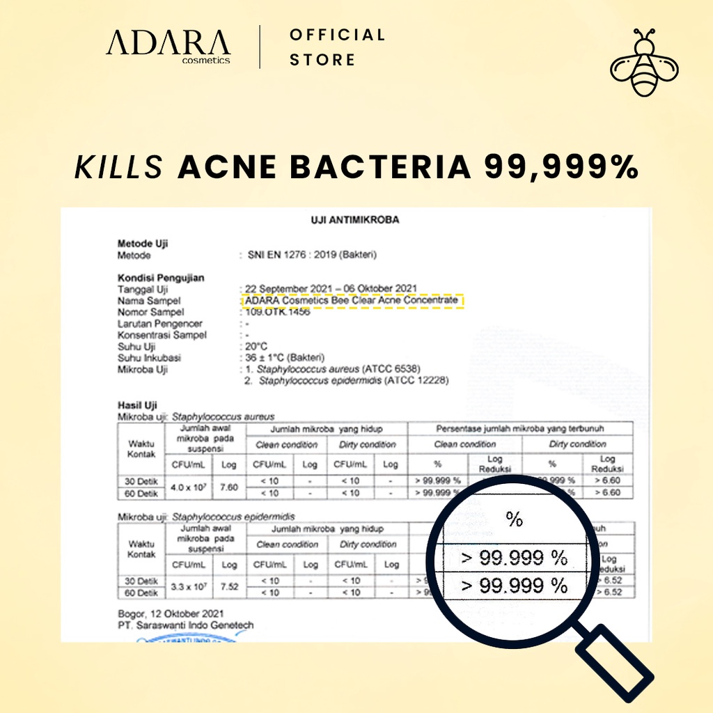 ADARA Bee Clear Acne Concentrate | Serum