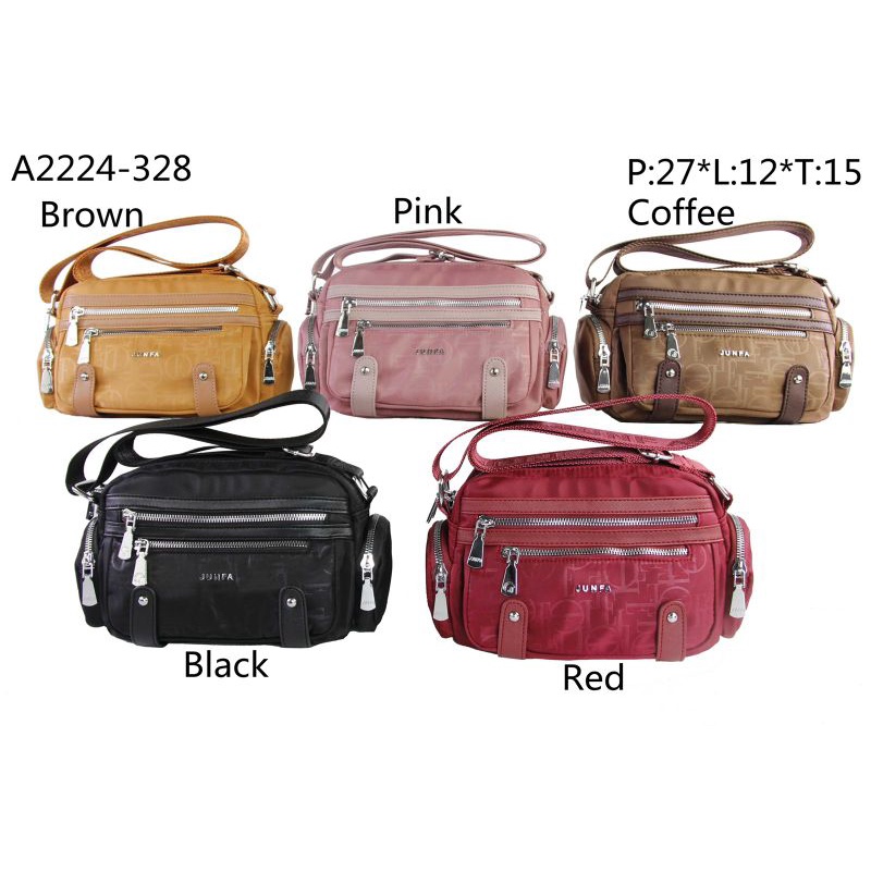 JUNFA | Tas Selempang JUNFA Mode Wanita Original IMPORT Ori Tas Selempang Wanita Terbaru Slingbag Fashion