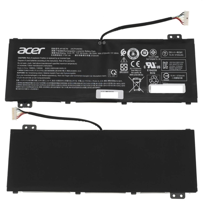 Baterai Acer Nitro 5 AN515-54 AN515-55 AN517-51 7 AN715-51 AP18E7M