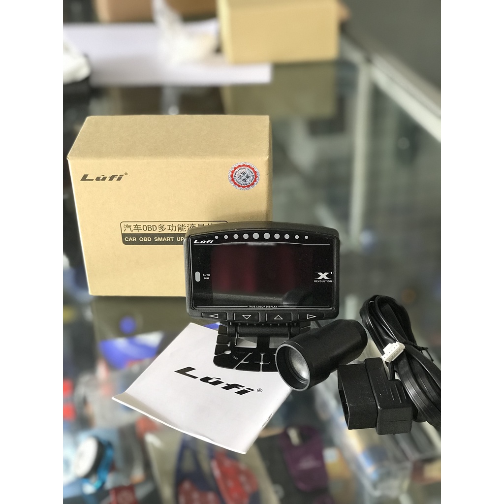 Lufi X1 Multi Meter Digital OBD OBD2 Revolution Shiftlight