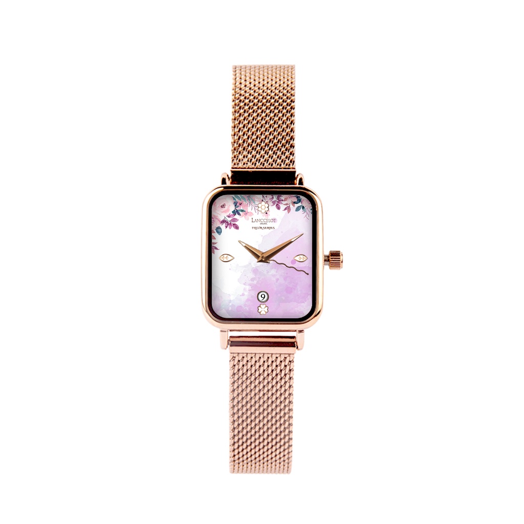 Jam Tangan Lanccelot Fleur of Candy Rose Wanita