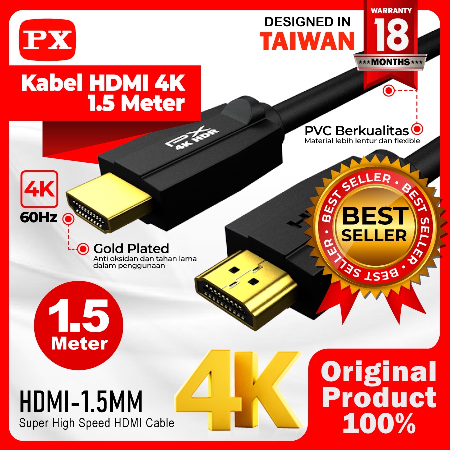 Kabel HDMI 4K Ultra HD ARC HDMI Cable Dolby Audio PX HDMI-1.5MM