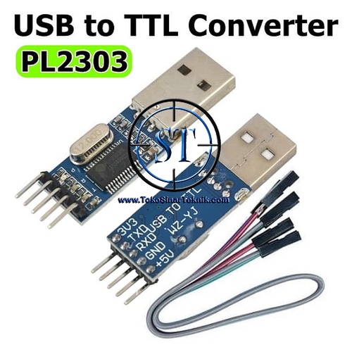 Kit PL2303 Converter USB to TTL Serial + Kabel Jumper Female-Female BB-18B
