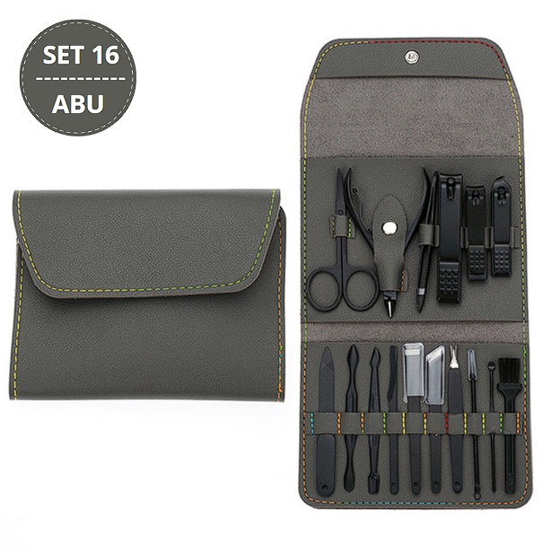 Manicure Set 16 in 1 - Gunting Kuku Set 16 in 1 Perawatan Kuku