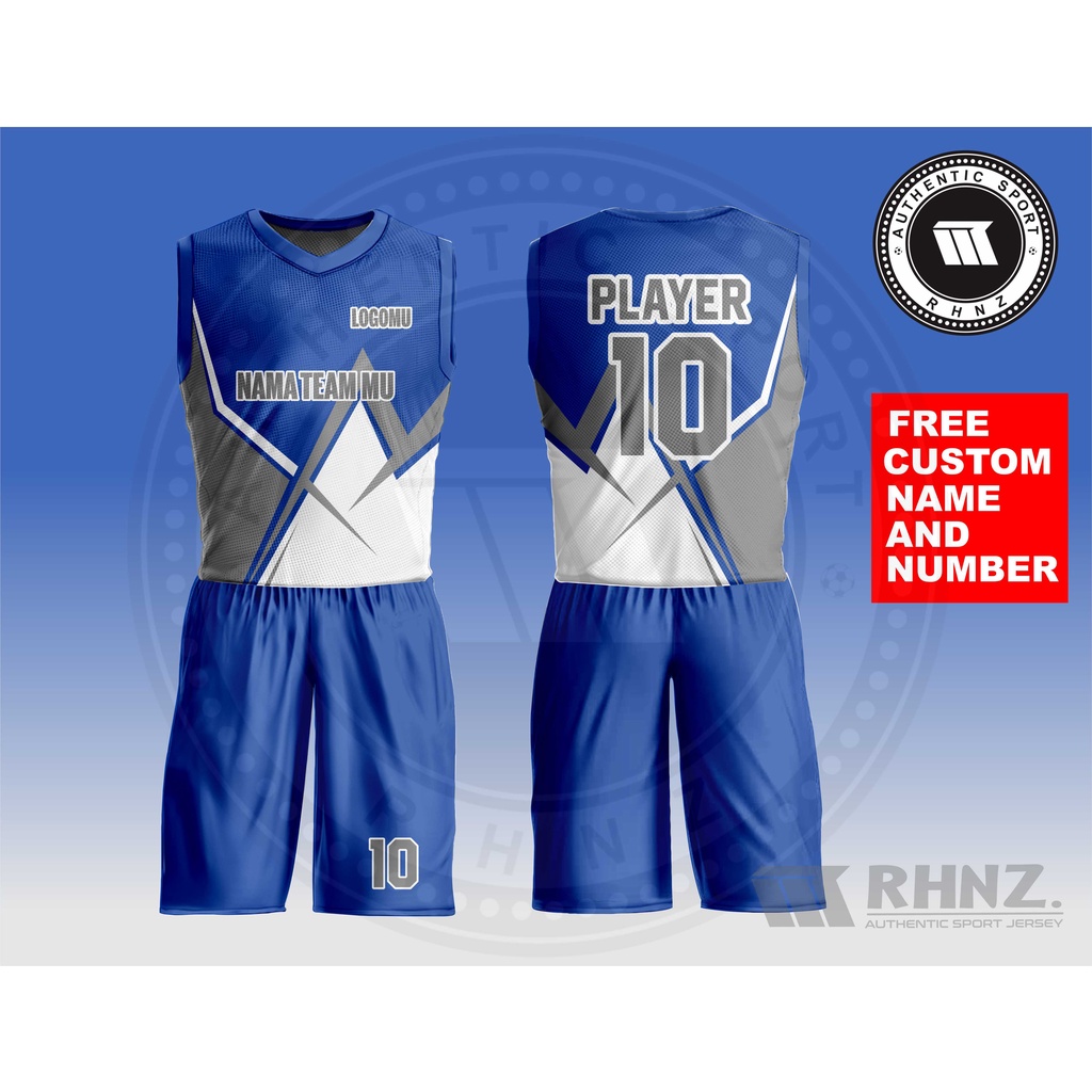 PART 2-JERSEY PRINTING BASKET TERBARU FREE CUSTOM/BAJU BASKET TANPA LENGAN/SETELAN OLAHRAGA BASKET P