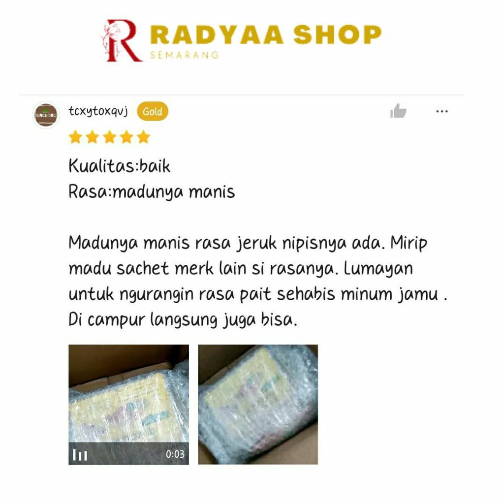 Sido Muncul Madu Sido Jeruk Nipis 10's Murni - Menyehatkan Tubuh