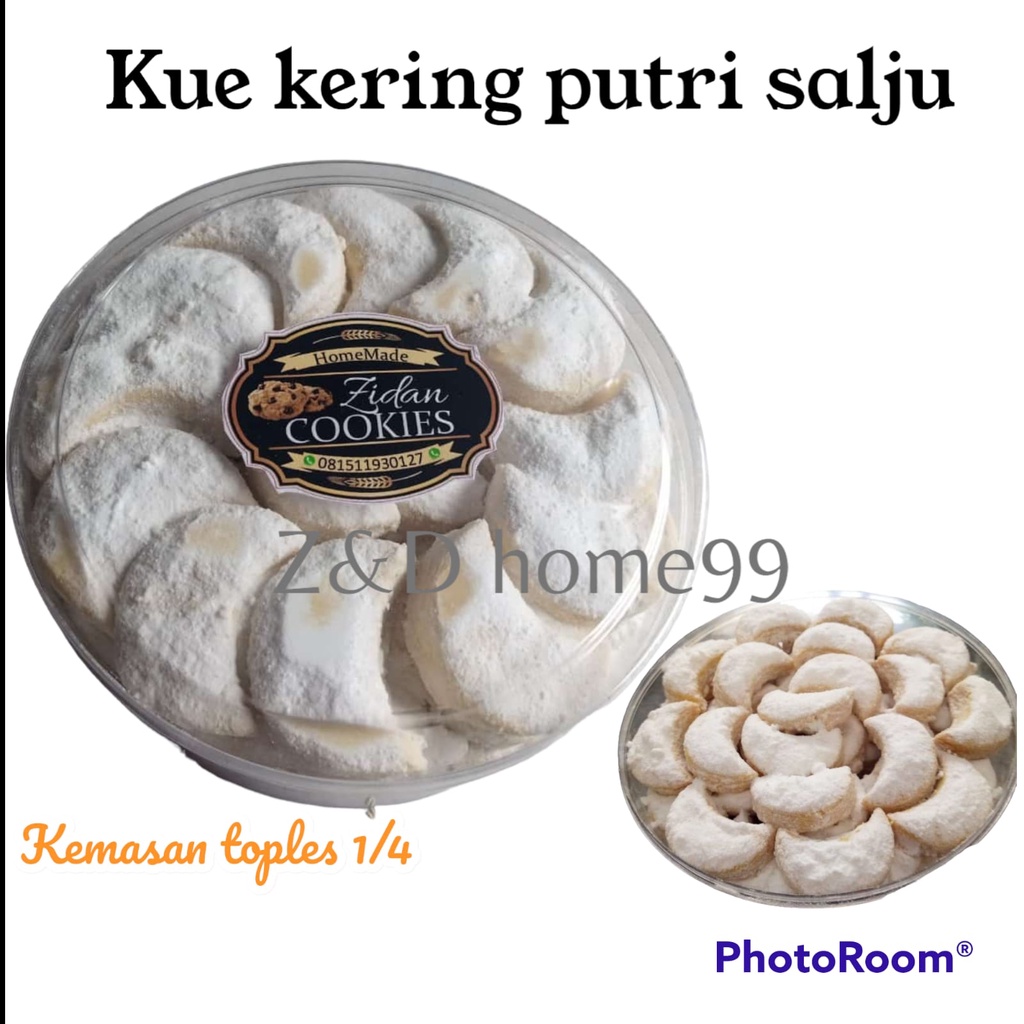 

Terlaris!! COD !!! kue kering putri salju renyah kemasan 250gr/kue bulan sabit/kue lebran/musiman/camilan nikmat keluarga