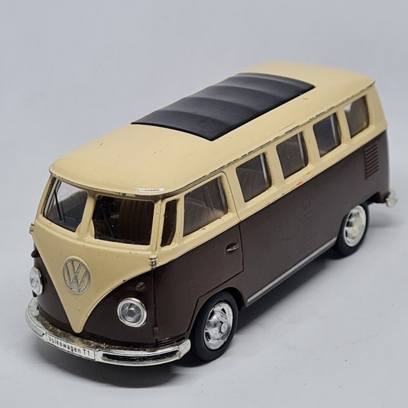 1:38 msz apolo volkswagen vw t1 rare brown double moving doors loose