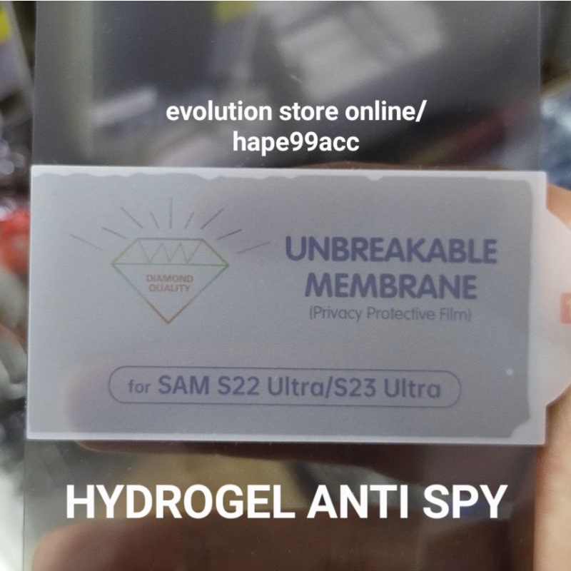 Samsung S23 S23 PLUS S23 ULTRA anti gores hydrogel ANTI SPY