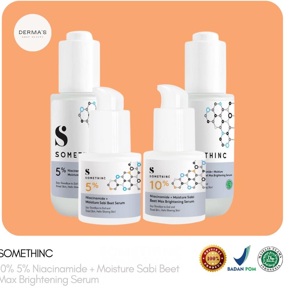 ➼ SOMETHINC Niacinamide Moisture Beet Serum 5% & 10% / Sabi Beet Serum Somethinc [100% ORI] ✮