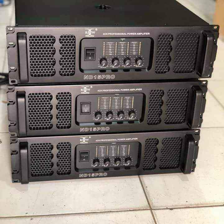 POWER AMPLIFIER 4 CHANNEL RDW ND15PRO / ND 15PRO / ND 15 PRO ORIGINAL