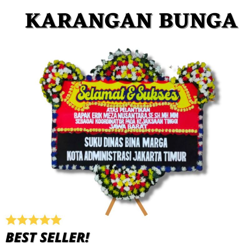 KARANGAN BUNGA PAPAN UCAPAN BANDUNG HAPPY WEDDING DUKA CITA DLL