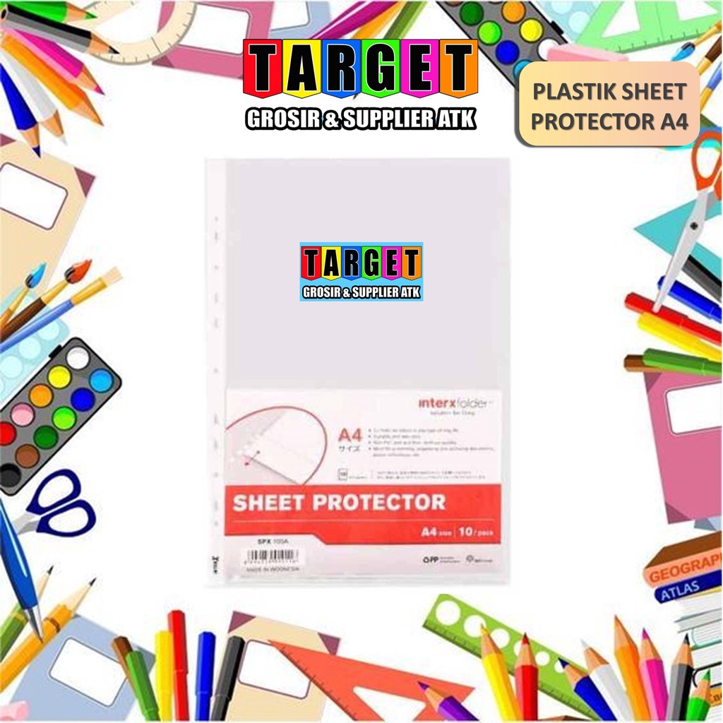 

SHEET PROTECTOR / PLASTIK KERTAS / A4 / F4