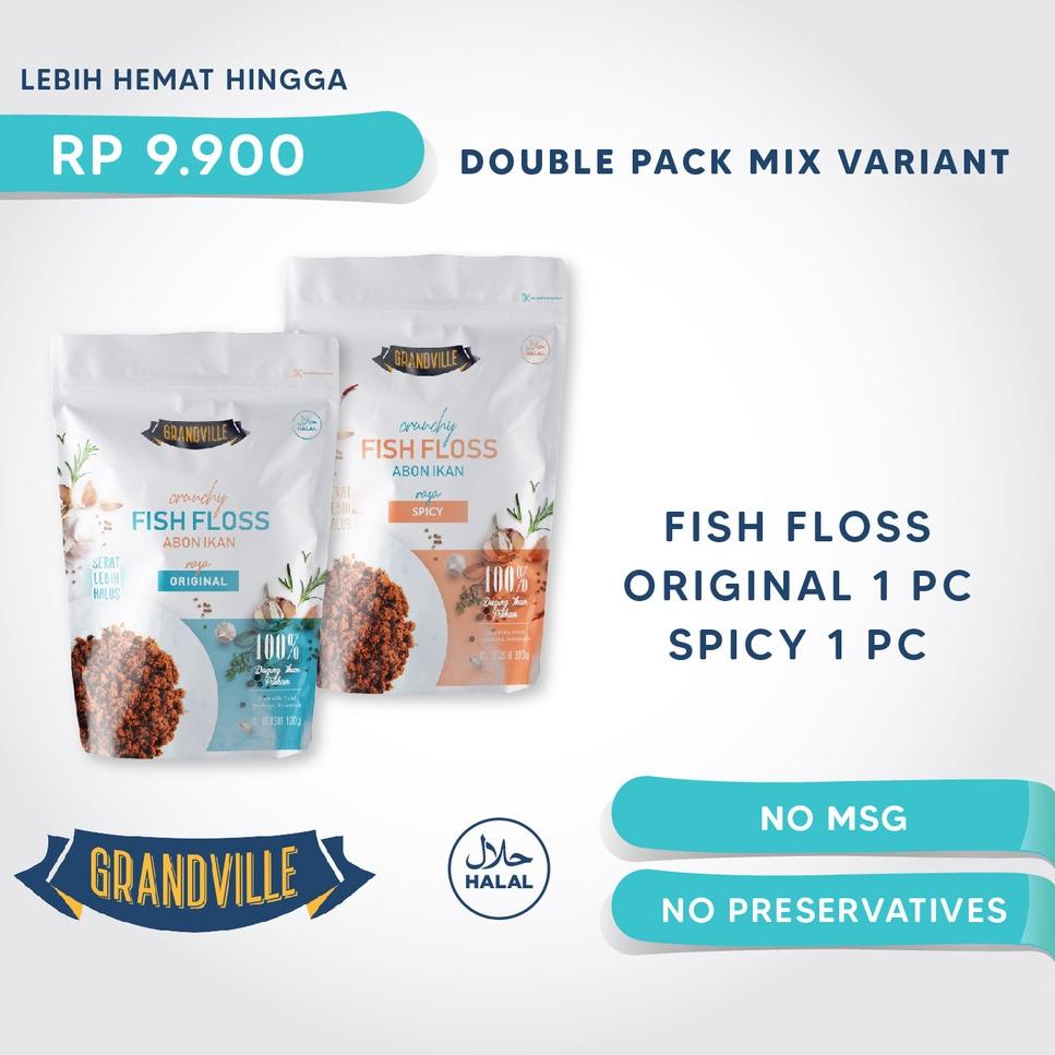 

✰ Grandville Abon IKAN Crunchy Double Pack Mix Variant ✵