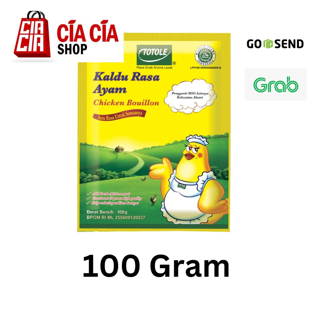 Totole kaldu ayam 100gr Totole Kaldu Rasa Ayam 100 gram HALAL MUI BPOM 100g