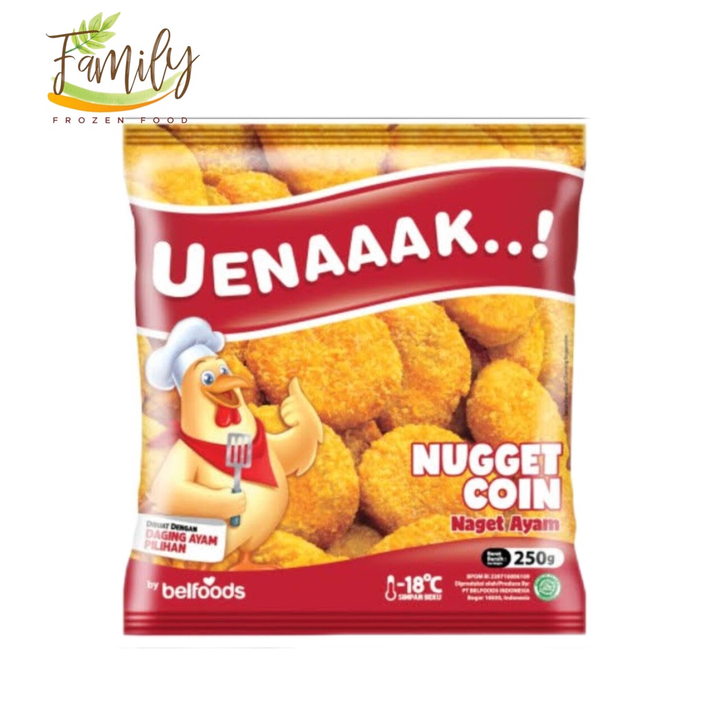 

Belfoods Uenak Small Nugget UMM 250gr Frozen Food Grosir