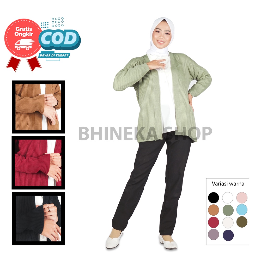 Cardi Rajut Wanita Cardigan Knit Premium Kardigan Bresca