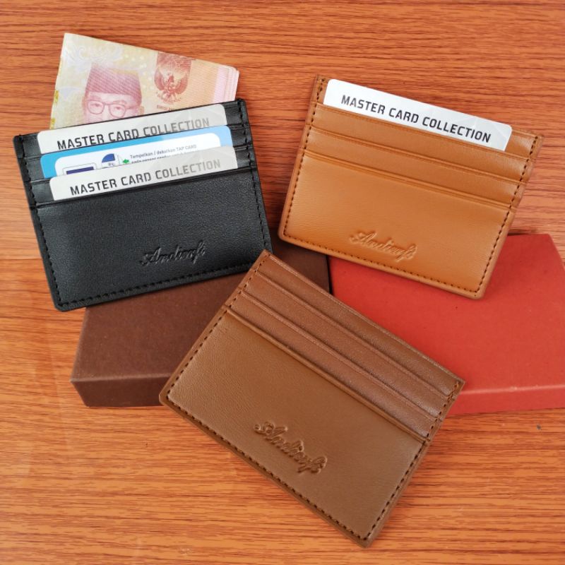 Dompet kartu Simple 6 Card 1 Slot Uang