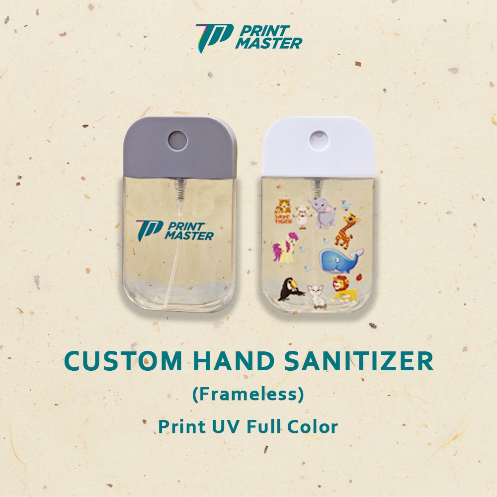 Custom Spray Hand Sanitizer Print UV Pocket Spray Frameless 50 ML