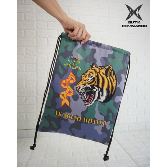 TERBARU - Tas Serut Pria Wanita Unisex Model TNI AD Original Tas Futsal Anti Air