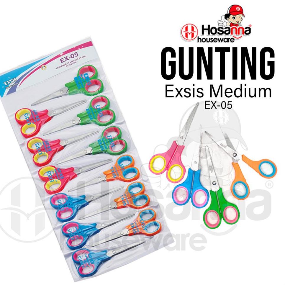 

[ART. 3844] 12pcs Gunting Pastel Stainless / Gunting Pemotong Ukuran Medium EX05