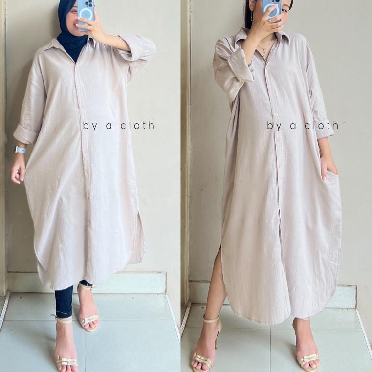 NEW STOCK Oversize Dress - Shirt Dress - n Tunik - Oversize Tunik - Midi Dress n Oversize Dress - Sh